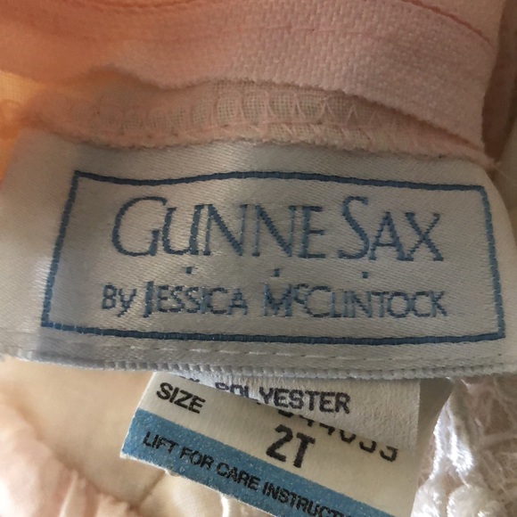 Vintage 80s Gunne Sax/Jessica McClintock Prairie Dress 2T - Picture 8 of 9